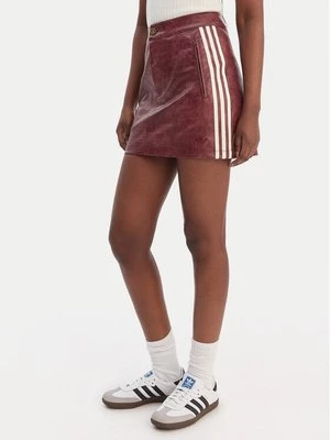 Obrázek produktu adidas Sukně z imitace kůže Pleather KD8785 Bordó Regular Fit