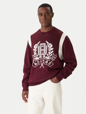 Obrázek produktu adidas Svetr JX8215 Bordó Regular Fit
