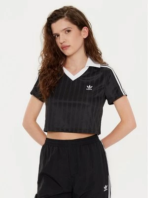 Obrázek produktu adidas T-Shirt adicolor Football Jacquard JD2606 Černá Slim Fit