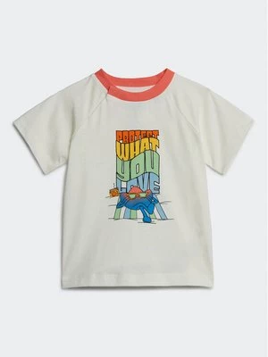 Obrázek produktu adidas T-Shirt Graphic Print T-Shirt IB8607 Bílá Regular Fit