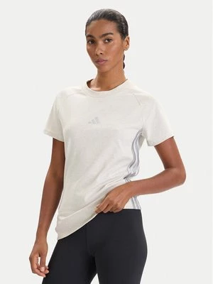 Obrázek produktu adidas T-Shirt Holiday 3-Stripes JM1880 Béžová Slim Fit