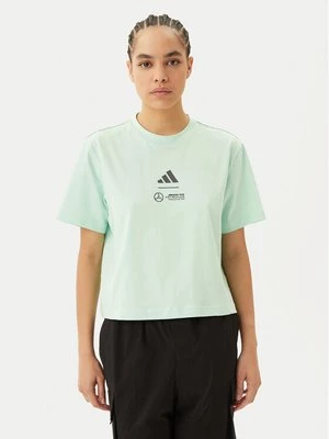 Obrázek produktu adidas T-Shirt Mercedes - AMG Petronas Formula One Team Premium JY3077 Zelená Loose Fit