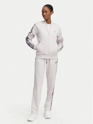 Obrázek produktu adidas Tepláková souprava Essentials 3-Stripes KB8932 Fialová Regular Fit