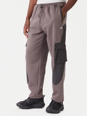 Obrázek produktu adidas Teplákové kalhoty JV8022 Hnědá Regular Fit