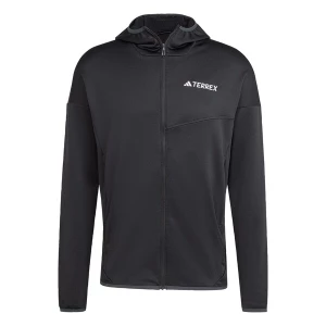 Obrázek produktu ADIDAS TERREX Funkční fleecová mikina 'Xperior'  černá / bílá