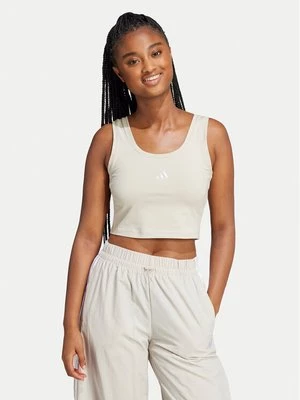Obrázek produktu adidas Top Essentials Small Logo JD0561 Béžová Slim Fit