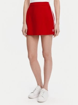 Obrázek produktu adidas Trapézová sukně adicolor 3-Stripes JD0282 Červená Regular Fit