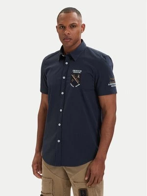 Obrázek produktu Aeronautica Militare Košile 261CA1326UCT03288 Tmavomodrá Regular Fit