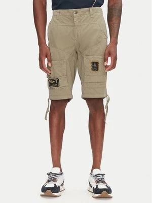 Obrázek produktu Aeronautica Militare Šortky z materiálu 251BE041CT1122 Khaki Regular Fit