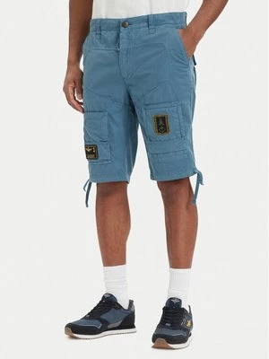 Obrázek produktu Aeronautica Militare Šortky z materiálu 261BE0041UCT01122 Modrá Regular Fit