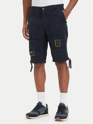 Obrázek produktu Aeronautica Militare Šortky z materiálu 261BE0041UCT01122 Tmavomodrá Regular Fit