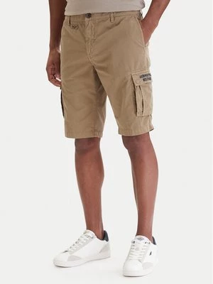 Obrázek produktu Aeronautica Militare Šortky z materiálu 261BE0066UCT01122 Béžová Regular Fit