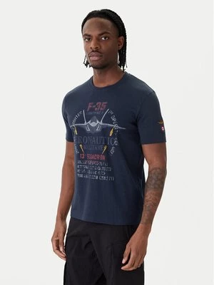 Obrázek produktu Aeronautica Militare T-Shirt 261TS2536UJ00641 Tmavomodrá Regular Fit
