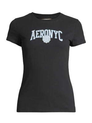 Obrázek produktu AÉROPOSTALE Tričko  světlemodrá / černá / offwhite