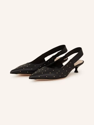 Obrázek produktu Agl Slingpumps S Otevřenou Patou Lenor černá / zlatá