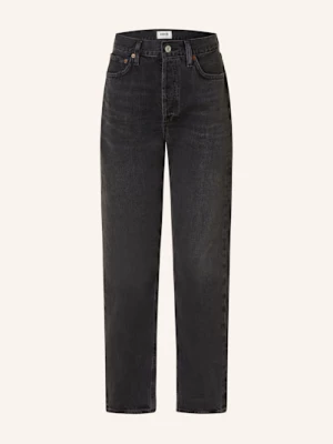 Obrázek produktu Agolde Džíny Straight Jeans 90's Pinch Waist hich hitch (blk w/ finished hem)