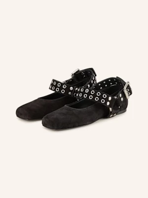 Obrázek produktu Alaïa Baleríny Typu Mary Jane S Nýty černá ALAÏA