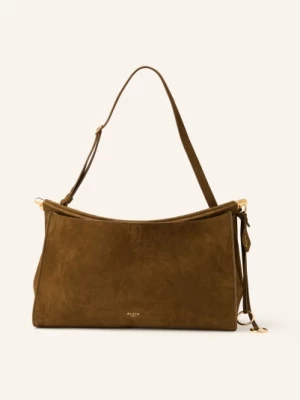 Obrázek produktu Alaïa Kabelka Le Click Pocket 35 hnědá / zlatá ALAÏA