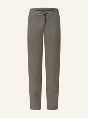 Obrázek produktu Alberto Lněné Kalhoty House V Joggingovém Stylu Tapered Fit khaki