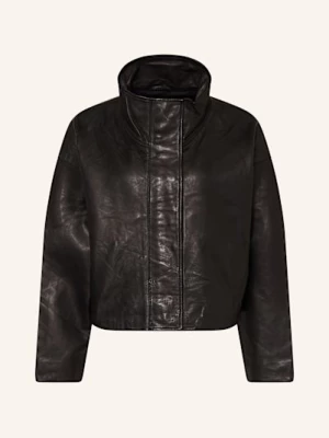 Obrázek produktu Allsaints Cropped Kožená Bunda Ryder černá