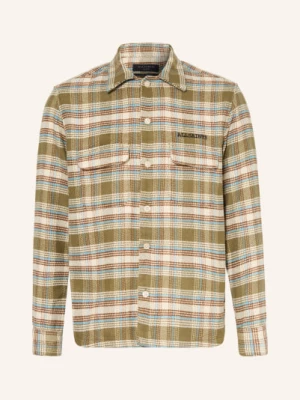 Obrázek produktu Allsaints Košile Slam Comfort Fit zelená / hnědá / krémová