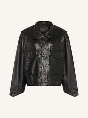 Obrázek produktu Allsaints Kožená Bunda Clay černá
