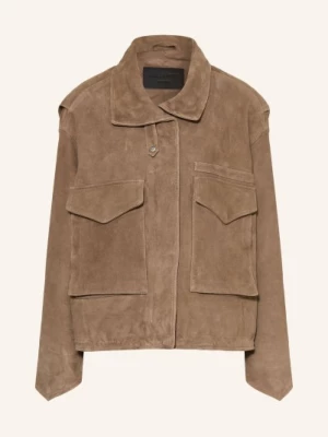 Obrázek produktu Allsaints Kožená Bunda Clay hnědá