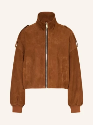 Obrázek produktu Allsaints Kožená Bunda Lowden hnědá