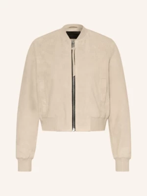 Obrázek produktu Allsaints Kožená Bunda Orten světle šedá