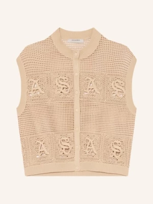 Obrázek produktu Allsaints Pletená Vesta Kyra velbloudí