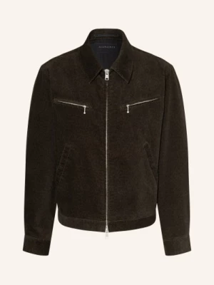 Obrázek produktu Allsaints Sametová Přezůlka Korey černá / tmavě hnědá