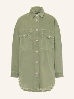 Obrázek produktu Allsaints Šaty Hettie Ve Stylu Košile S Ozdobnými Kamínky khaki