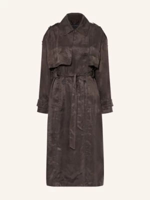Obrázek produktu Allsaints Trenchcoat Linnie tmavě hnědá