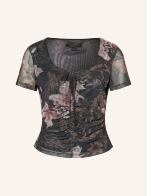 Obrázek produktu Allsaints Tričko Gabby Ze Síťoviny černá / světle hnědá / růžová