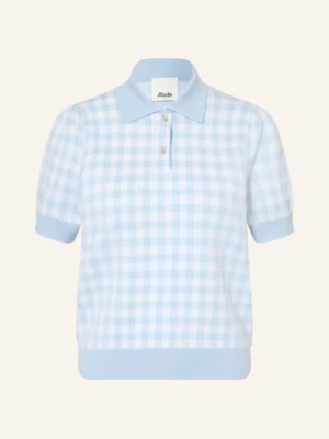 Obrázek produktu Allude Pletené Polo Tričko S Kašmírem tmavě modrá / bílá