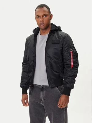 Obrázek produktu Alpha Industries Bunda bomber MA-1 Zip Hood Back Print 128113 Černá Regular Fit
