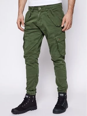 Obrázek produktu Alpha Industries Kalhoty z materiálu Combat 126215 Zelená Slim Fit