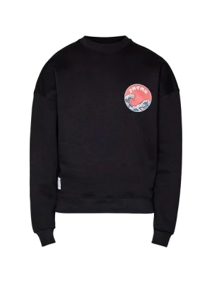 Obrázek produktu ALPHA INDUSTRIES Mikina 'Japan Wave Warrior'  tmavě šedá / červená / černá / bílá