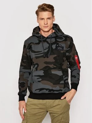 Obrázek produktu Alpha Industries Mikina Print Camo 178318C Šedá Regular Fit