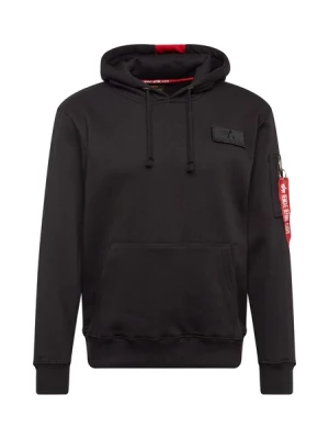 Obrázek produktu ALPHA INDUSTRIES Mikina 'Red Stripe'  červená / černá / bílá