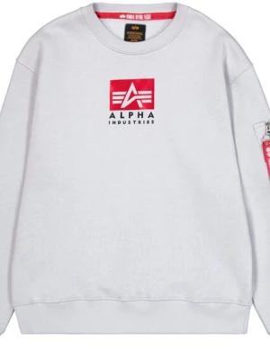Obrázek produktu ALPHA INDUSTRIES Mikina  světle šedá / červená / černá