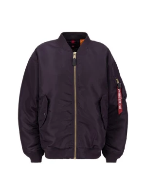 Obrázek produktu ALPHA INDUSTRIES Přechodná bunda 'MA-1 Core'  zlatá / tmavě fialová / červená / bílá