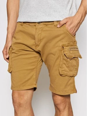 Obrázek produktu Alpha Industries Šortky z materiálu Crew 176203 Hnědá Slim Fit