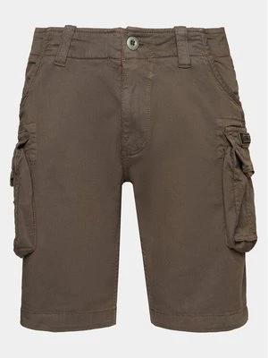 Obrázek produktu Alpha Industries Šortky z materiálu Crew 176203 Šedá Slim Fit