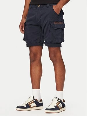 Obrázek produktu Alpha Industries Šortky z materiálu Crew 176203 Tmavomodrá Regular Fit