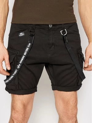 Obrázek produktu Alpha Industries Šortky z materiálu Utility 116213 Černá Regular Fit