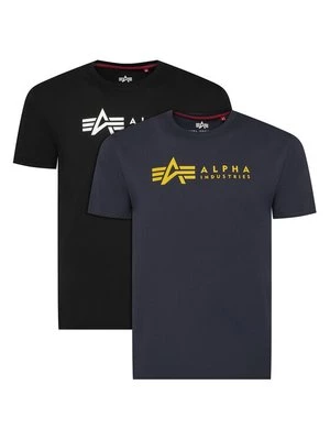 Obrázek produktu Alpha Industries Souprava triček Alpha Label 118534 Barevná Regular Fit