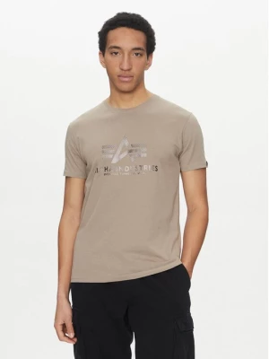 Obrázek produktu Alpha Industries T-Shirt Basic 100501 Béžová Regular Fit