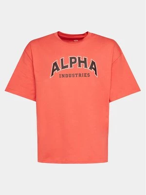 Obrázek produktu Alpha Industries T-Shirt College 146501 Červená Relaxed Fit