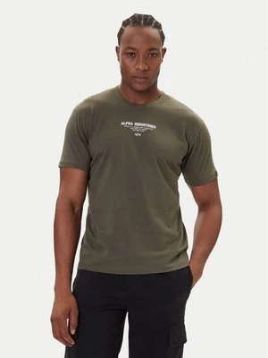 Obrázek produktu Alpha Industries T-Shirt Sky Wolf 258510 Zelená Regular Fit